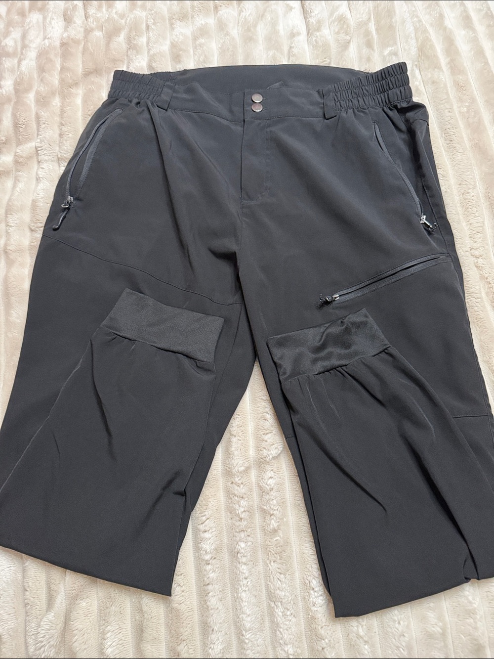 Women's Black Utility Cargo Joggers